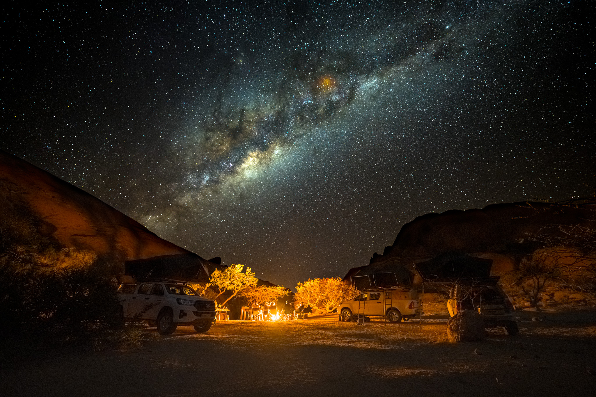 Obóz pod Drogą Mleczną, Namibia